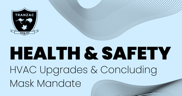 Health and Safety HVAC Upgrades and Concluding Mask Mandate